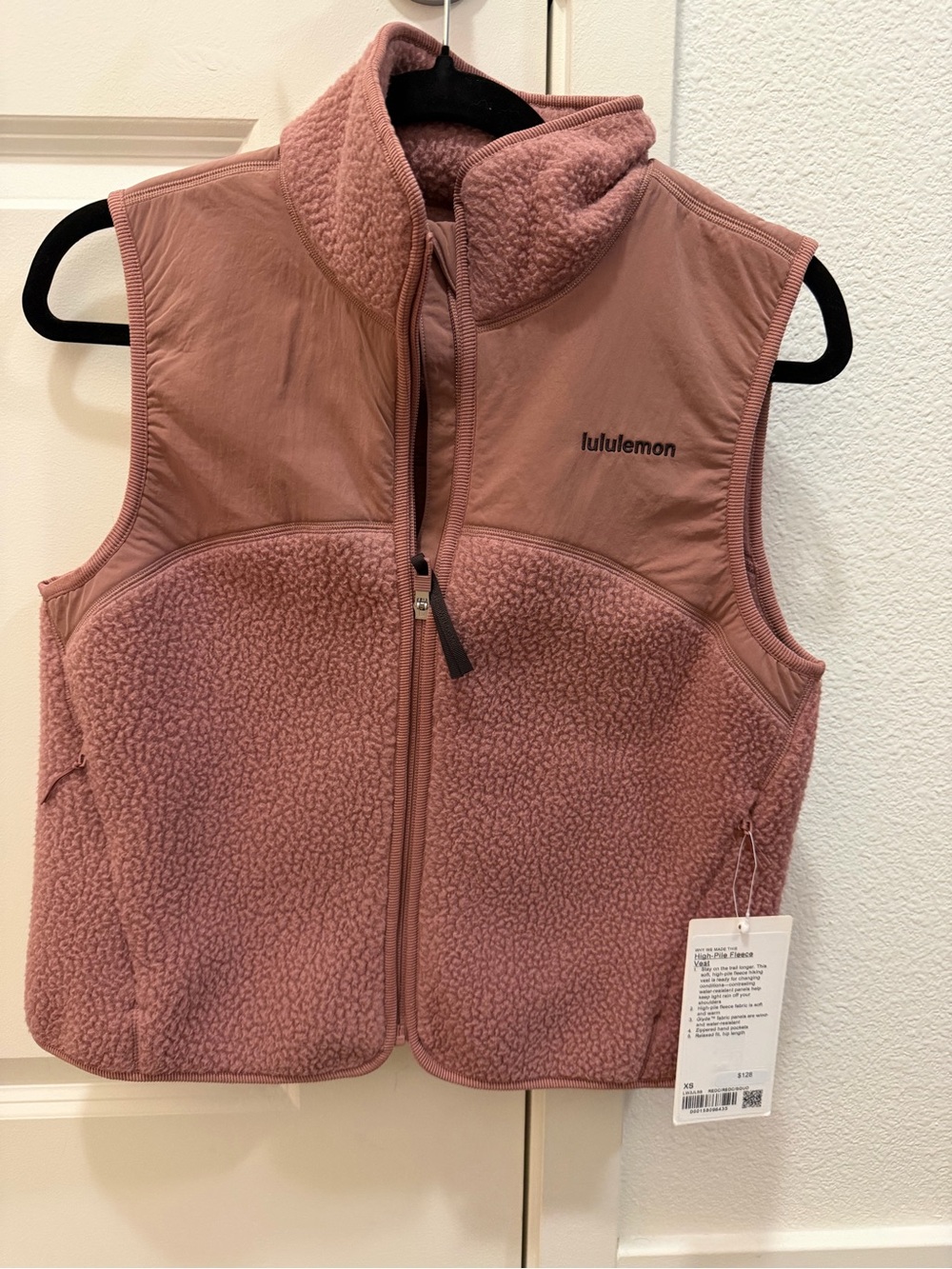 Lululemon high pile fleece vest
